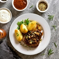 Assiettes plates rondes en céramique blanches en promotion – 7,5/8/8,5/9/10,5/12 pouces – Plat de service en porcelaine