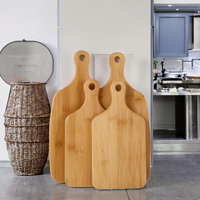 Houten snijplank met gegraveerd logo, rechthoekig, bamboe, met handvat, SY merk, duurzaam, 1,5 cm dik, vaatwasserbestendig, voor thuisgebruik