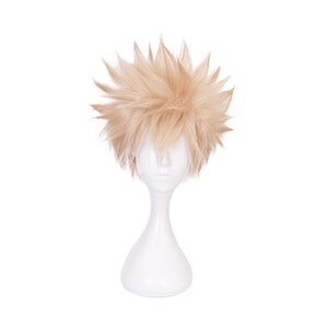 Perruque de cosplay Bakugou Katsuki de <span class=keywords><strong>My</strong></span> <span class=keywords><strong>Hero</strong></span> <span class=keywords><strong>Academia</strong></span> pour garçons - Product Image 1