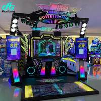 Machine de danse d'arcade grand centre de jeux bataille de danse équipement de divertissement pour adultes parc d'attractions Machine de danse à pièces