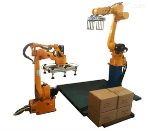 산업용 선택 장소 로봇 암 자동 정보 팔레트 스태커 팔레타이저 로봇 암 기계