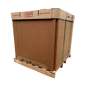 חוזק גבוה 1000L נוזל אריזת תיבת נייר ibc תוף מתקפל בתפזורת מכולות - Product Image 2