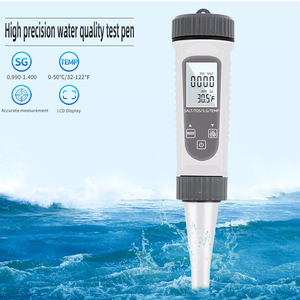 เครื่องวัดคุณภาพน้ำ 4 in 1 สำหรับวัดค่า TDS/S.G/อุณหภูมิ/ความเค็ม ปากกาวัดคุณภาพน้ำ เครื่องตรวจจับน้ำ - Product Image 4