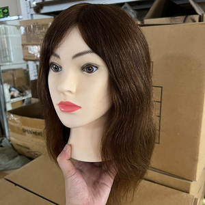 Vente en gros, mannequin de salon de beauté, de coiffure, formation de coiffure, cheveux synthétiques, tête de mannequin d'entraînement pour la couleur <span class=keywords><strong>blonde</strong></span> - Product Image 3