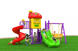 Vui Chơi Giải Trí Công Viên Thiết Bị Trẻ Em Nhựa Play House Trẻ Em Sân Chơi Ngoài Trời - Product Image 5