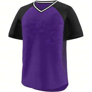 Fabriek Directe Goedkope En Comfortabele Softbal Honkbal T Shirt Blanco Unisex Honkbal Jersey - Product Image 3