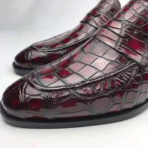 Goodyear zapatos casuales a la venta para hombres <span class=keywords><strong>piel</strong></span> de cocodrilo decente hombres zapatos de software casuales mocasines de cuero de cocodrilo puro zapatos hombres - Product Image 4