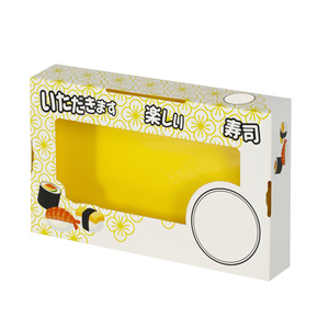 Greaseproof <b>Paper</b> Box with Clear Window for Japanese Sushi Packaging Manufacturer Vietnam FSC Certified <b>Paper</b> Box Factory - Product Image 4
