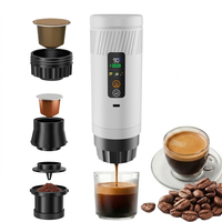 Machine à café portable, machine à expresso compacte pour les voyages, le bureau, la maison, la cuisine, la voiture, boisson du matin, cadeau, vente en gros