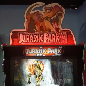 <span class=keywords><strong>Machine</strong></span> de jeu d'arcade Jurassic Park à pièces 55 LCD 2 joueurs simulateur de tir vidéo intérieur pour enfants vente en langue anglaise - Product Image 4