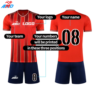 Op maat gemaakte hoogwaardige voetbal zomerset voor jongens en meisjes voor training en jeugdsportkleding met opdruk - Product Image 3