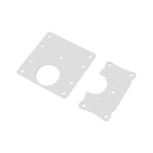 Placa de Reparación de Bisagras de Acero Inoxidable Ying Sheng, Cuadrada y Semicircular, con Tornillos para Fijación y Refuerzo de Puertas de Armario - Product Image 1