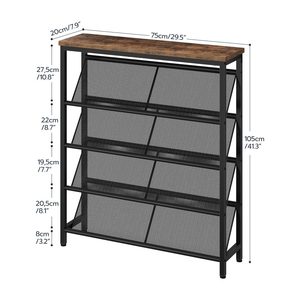 Zapatero <span class=keywords><strong>Estrecho</strong></span> al por Mayor, <span class=keywords><strong>Estante</strong></span> Delgado para Almacenamiento de Zapatos, Organizador de Zapatos para Entrada o Pasillo - Product Image 2