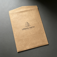 Service d'impression sur papier kraft épais écologique personnalisé pour enveloppes et sacs de documents
