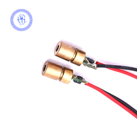 Module de Diode Laser 3v 650nm 5mw, lot de 2 pièces, rouge, focalisable