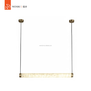 Spanish alabaster brass Pendant <b>Lamp</b> for dining room villa foyer hotel <b>lounge</b> decor - Product Image 1