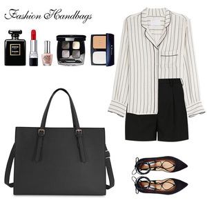 Custom Logo Waterproof Pu Leather Large Luxury 15.6 Inch Laptop <strong>Computer</strong> Tote <strong>Bag</strong> for Women Business Office Work Shoulder <strong>Bag</strong> - Product Image 3