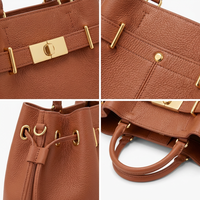 OEM offres promotionnelles vente en gros dame de luxe concepteur grand sac fourre-tout en cuir véritable pour femmes sacs à main