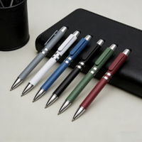 Stylo bille YF PEN 0,7 mm en plastique, encre noire, avec mécanisme rotatif et fonction tactile, idéal pour la promotion, le bureau et l'école