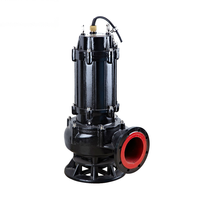 Pompe à eaux usées auto-amorçante à haut débit WQ 50m3/h, prix des pompes submersibles à eaux usées