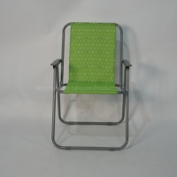 Portable Camping pique-nique chaise de pêche pliable printemps chaise devoir extérieur pliant cadre en acier inclinable chaise de plage