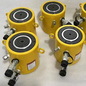 10000psi 50 tấn nhiệm vụ nặng nề đôi diễn xuất Kính thiên văn thủy lực Jack xi lanh giá điện nâng lên với CE