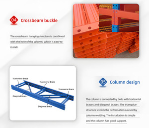 Heavy Duty Car Double Galvanizes Bras Galvanized Shelf System Sides Cantilevered Racking Telescopic <strong>Cantilever</strong> <strong>Rack</strong> - Product Image 4