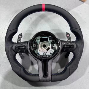 Volante de Cuero para Automóvil <span class=keywords><strong>BMW</strong></span> Serie F36 F22 F23 F48 M3 M5 <span class=keywords><strong>E</strong></span> F10 F11 F20 F21 F30 F31 F34 F32 F33, Accesorios de Fibra de Carbono - Product Image 6