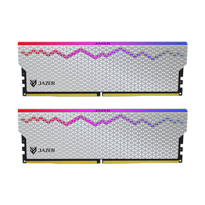 JAZER 32 Go (2x16 Go) DDR5 RGB 6000 MHz RAM Gaming DIMM CL28 Hynix A-<span class=keywords><strong>Die</strong></span> Certifié ECC pour PC de Bureau Professionnel en Stock Garantie 3 Ans - Product Image 1
