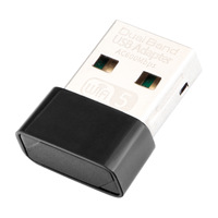 Adaptador WiFi USB WiFi-5 AC900 de 2.4G/5GHz y 900Mbps, Tarjeta WiFi sin Controlador, Adaptador OTG para PC Portátil con Windows 10/11, Adaptador USB WiFi 5