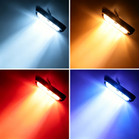 Feux de signalisation d'avertissement à LED 12W, 16 modes stroboscopiques, pour montage latéral sur camion, boîtier en alliage d'aluminium, multicolores, clignotants d'urgence
