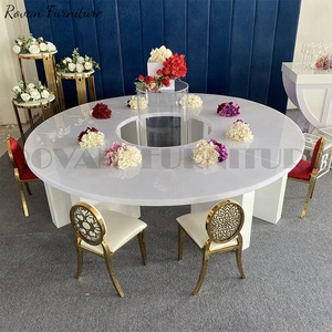 PVC <strong>White</strong> Plastic Kids <strong>Table</strong> Party Event Decoration Luxury Circle <strong>Round</strong> Wedding Cake <strong>Table</strong> Kids Wedding Party <strong>Table</strong> for Event - Product Image 2