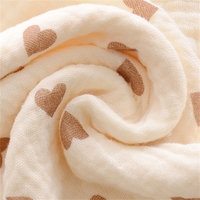 Couverture d'emmaillotage en mousseline 100 % coton, douce, grande, carrée, pour bébés garçons et filles, motif tricoté dessin animé, anti-acariens, 200 fils/cm², vente en gros