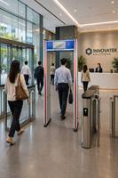 Portique de sécurité KMS : Détecteur de métaux pour aéroports, métros, écoles, tribunaux, halls d'exposition et entrées de hôtels