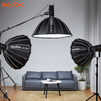 Godox Softbox Accessoires QR-P120T 120CM Quick Release Parabolic Softbox Video LED Light Live Broadcast Bowens Studio Flash