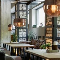 Lampes suspendues en verre style farmhouse pour îlot de cuisine, luminaire suspendu moderne du milieu du siècle en bois, lampe rustique en verre ambré
