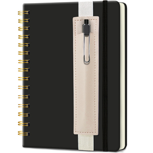 A5 Bì<span class=keywords><strong>a</strong></span> Cứng Xoắn Ốc Máy Tính Xách Tay W/Bút Vòng Lặp 5.7 "X 8.27" 160 Lót Trang Viết Tạp Chí & Bộ Quà Tặng - Product Image 1