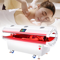 Cápsula de Terapia de Luz Roja Suyzeko Sports para Reparación de Tejidos Musculares, Camas LED con Ajuste de Luz Pulsada 660nm 850nm