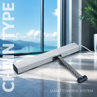 Ouvre-fenêtre à crémaillère pour ventilateur de toit industriel lourd, ouvre-fenêtre à chaîne simple