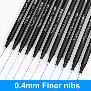 <span class=keywords><strong>Ishow</strong></span>-Ensemble de stylos à crochet aquarelle 0.4mm pour étudiants en art, stylo neutre, stylo aiguille longue durée et sans décoloration - Product Image 5