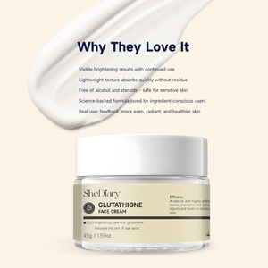 Krim Wajah Pemutih Zhenyan 45g <span class=keywords><strong>Glutathione</strong></span> Antioksidan Melembapkan Perawatan Kulit Wajah <span class=keywords><strong>Glutathione</strong></span> Produk Kosmetik Niacinamide - Product Image 6