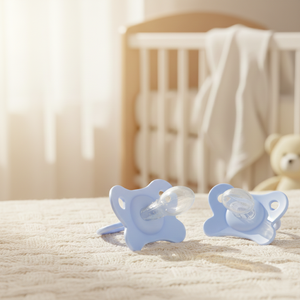 Ciuccio ortodontico per neonati, in silicone monopezzo, design simmetrico, per la dentizione e il sollievo delle gengive dei bambini da 0 a 12 mesi - Product Image 1