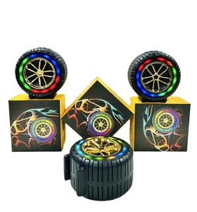 L3 Car Tire Wireless <b>Speaker</b> <b>LED</b> Colorful Light Heavy Bass <b>Speaker</b> TWS RGB BT Blue Tooth <b>Speaker</b> Portable Mini Subwoofer - Product Image 1