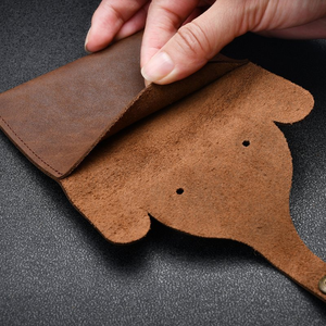 Porte-cartes portable en cuir PU recyclable, portefeuille universel pour cartes de crédit, élégant, en forme de dessin animé, pour femmes, avec compartiment pour billets et pièces, idéal comme cadeau - Product Image 2