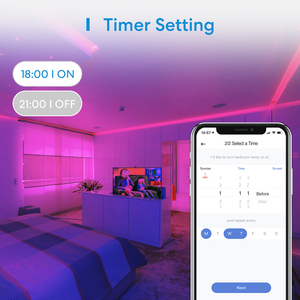 Bande lumineuse intelligente <span class=keywords><strong>Meross</strong></span> Wi-Fi, compatible avec Apple HomeKit, Siri, Alexa, Google Assistant et SmartThings - Product Image 4