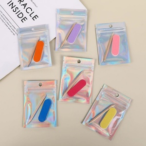 Kit de manucure portable 6 pièces : lime à ongles, bande de polissage, brosse à cuticules, outil d'élimination des peaux mortes, kit de soin des ongles Rose - Product Image 5