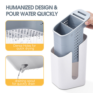 WIREKING yiwu prodotti di mercato articoli per la casa porta utensili da <span class=keywords><strong>cucina</strong></span> porta spugna porta posate <span class=keywords><strong>Organizer</strong></span> - Product Image 4