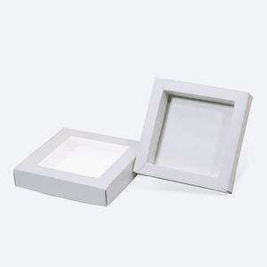 Cajas de Chocolate al por Mayor con Separadores de Papel, Caja de Regalo para Chocolate, Caja de Dulces para Boda con Ventana Transparente - Product Image 1