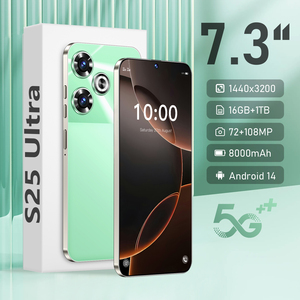S25 siêu 2025 5G 16GB RAM 1TB lưu trữ 7.3 "cao cho <span class=keywords><strong>pixel</strong></span> Android 14 chơi game điện thoại với Quad Core CPU thông minh các tính năng mở khóa - Product Image 2