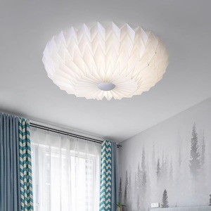 Lámpara de Techo Redonda de Estilo Nórdico, Cálida y Romántica, Diseño Único, Creativo, Moderno y Minimalista para Dormitorio Principal o Sala de Estar - Product Image 3